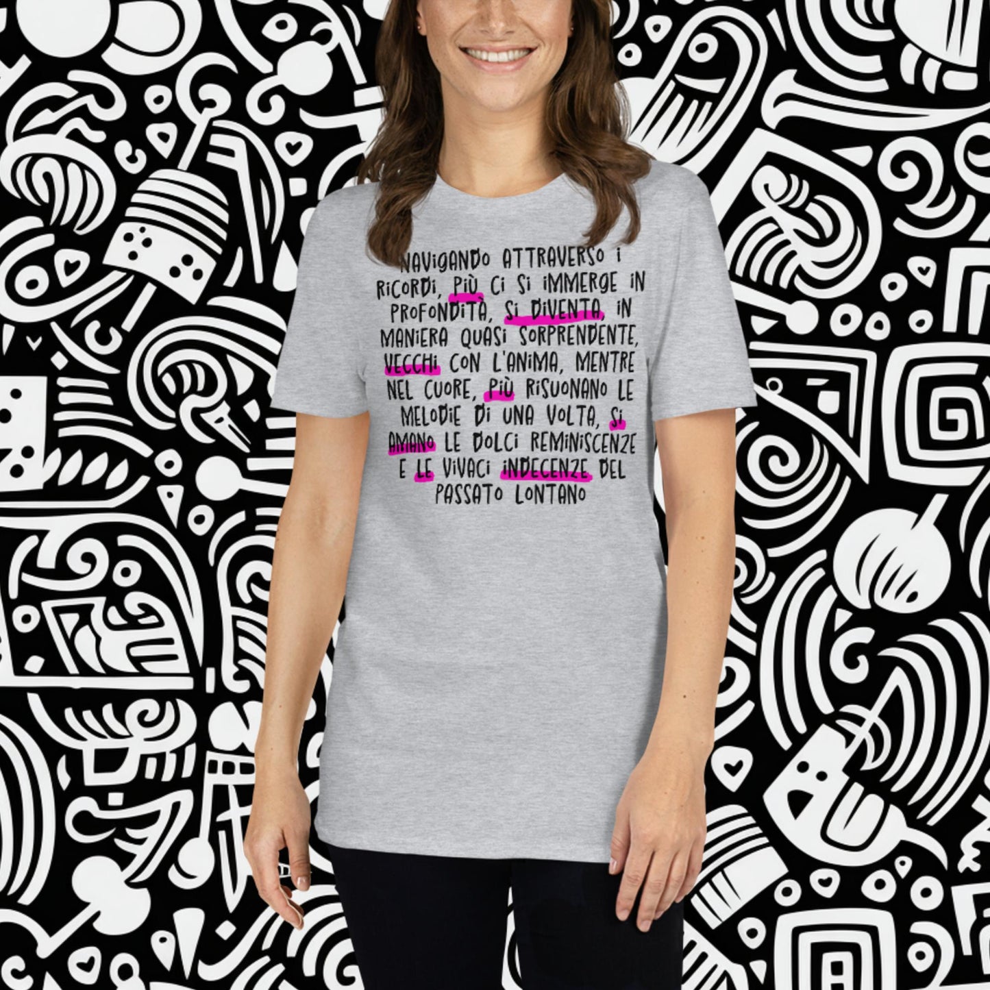 Virginia Woolf 5.Letters.Double - Maglietta - Unisex